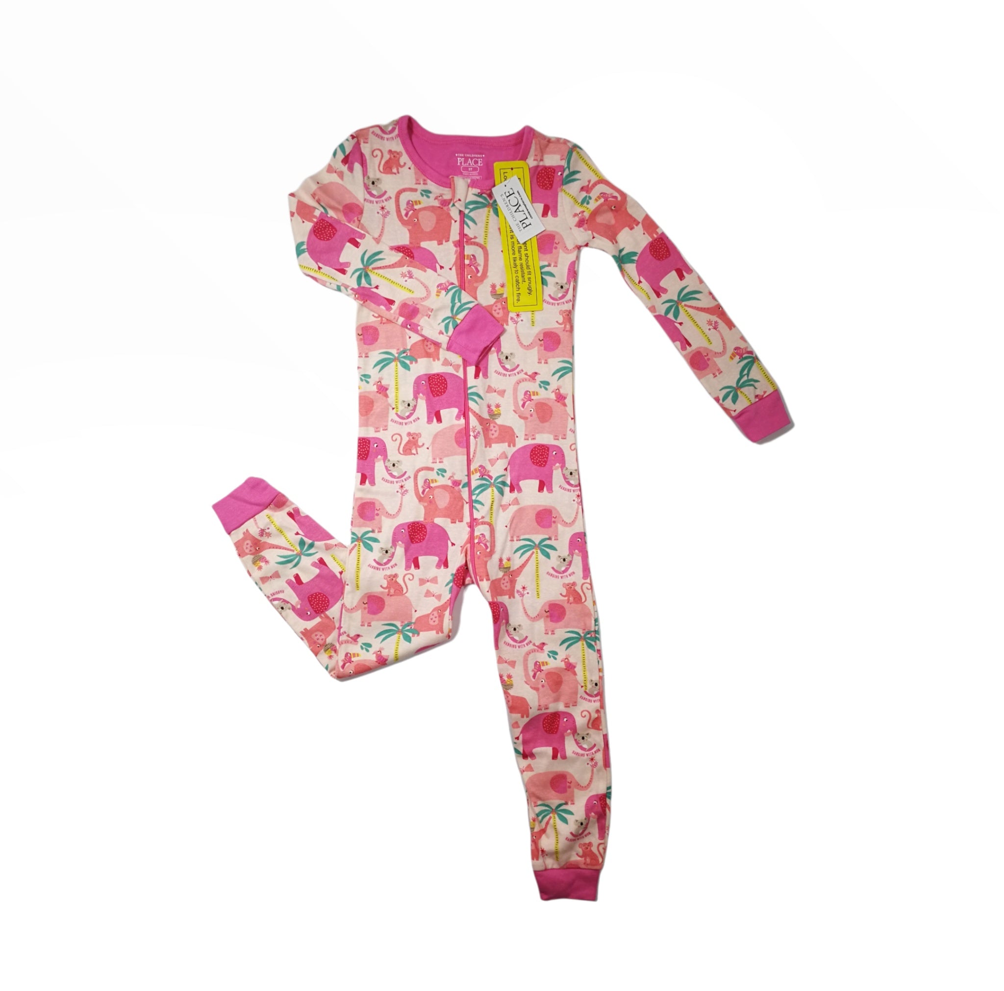 Pantalon Pijama Rosado Rayas Mujer – Los Tres Elefantes Tienda Online